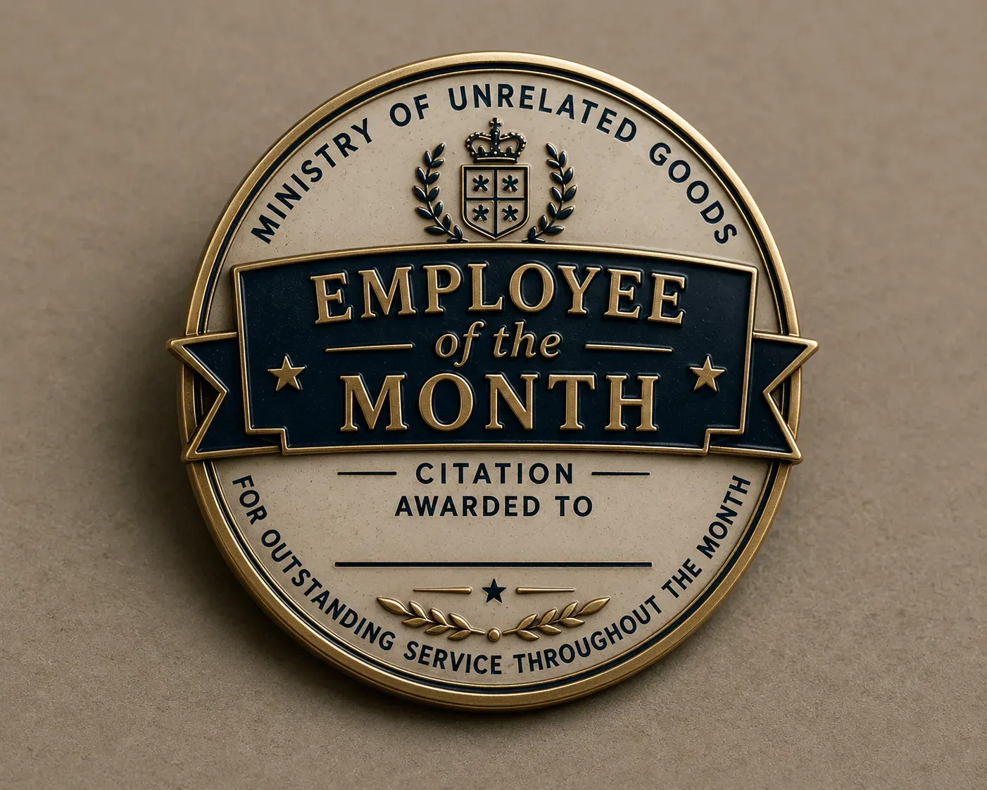 Pin 036: Employee of the Month (Vacant)