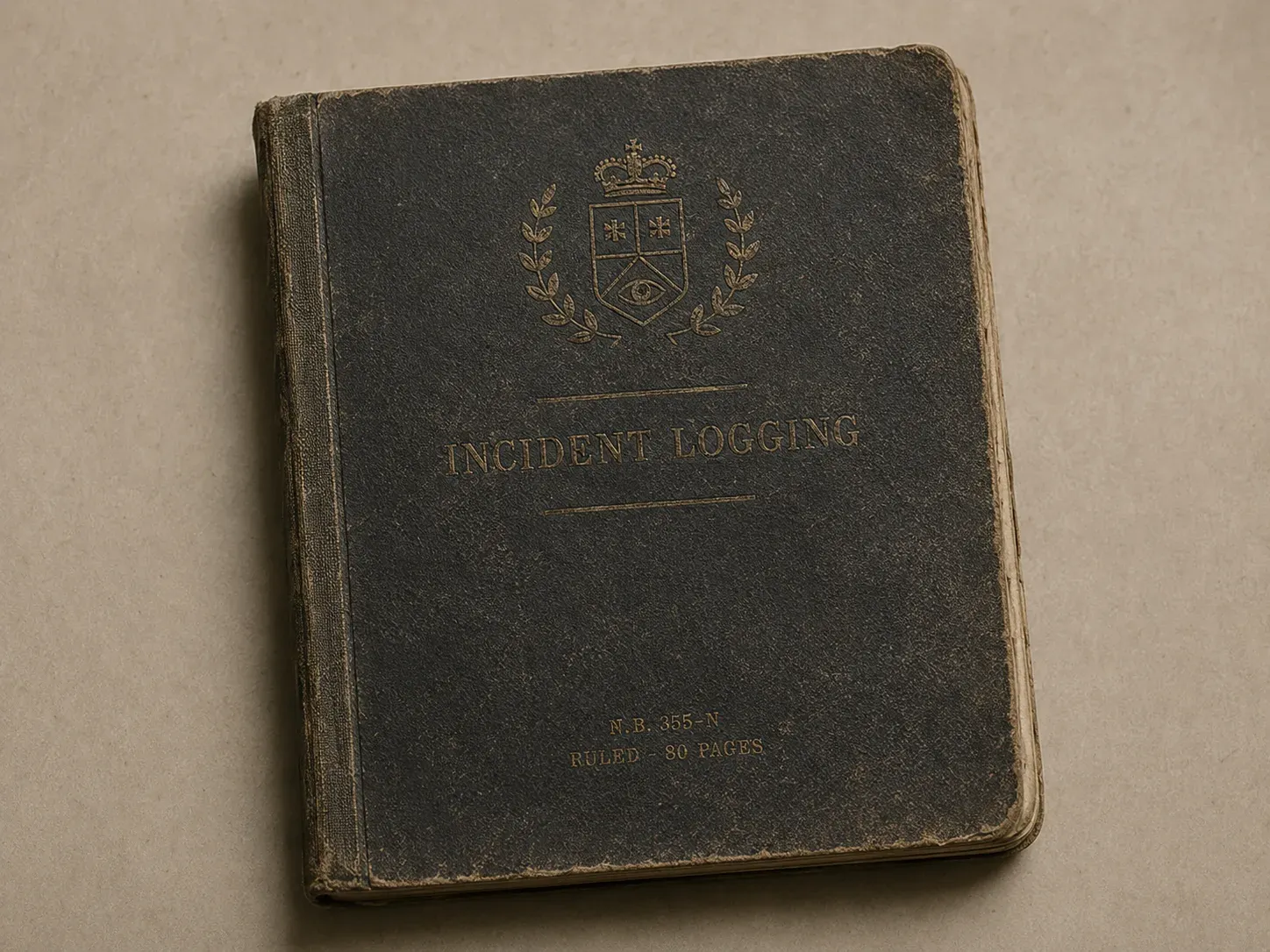 Notebook, Incident Logging (Ruled)